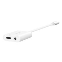 Belkin RockStar™ Adaptateur audio 3,5 mm et de charge USB-C - Blanc