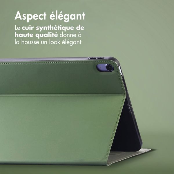 Accezz Coque tablette Classic Apple iPad 11 (2025) 11 pouces A16 / iPad 10 (2022) 10.9 pouces - Vert