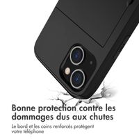 imoshion Coque arrière avec porte-cartes Apple iPhone 14 - Noir