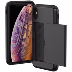 imoshion Coque arrière avec porte-cartes Apple iPhone X / Xs - Noir