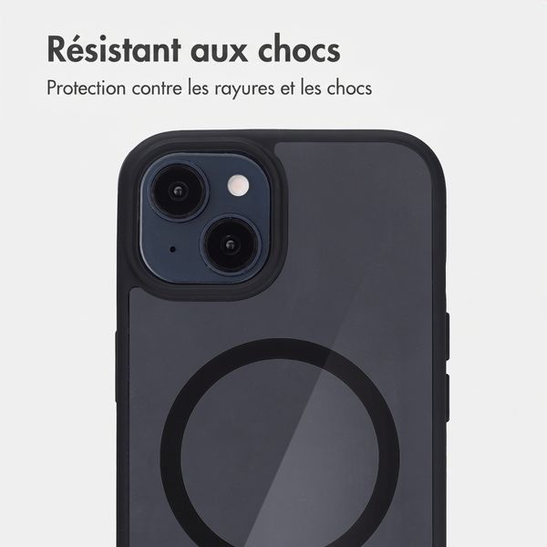 Accezz Coque arrière Hold avec MagSafe Apple iPhone 14 - Black