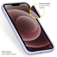 Accezz Coque Liquid Silicone Apple iPhone 13 Pro Max - Violet