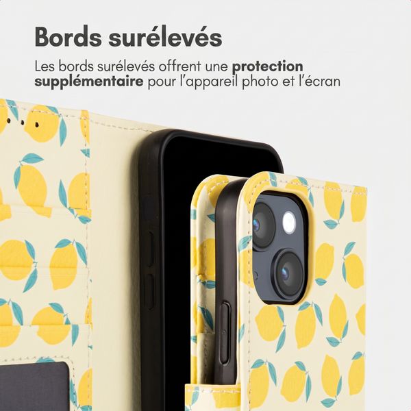 imoshion Étui de télephone portefeuille Design Apple iPhone 14 - Citrus Dream