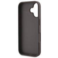 Guess Coque 4G Metal Logo Backcover Apple iPhone 16 - Marron