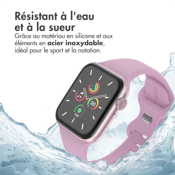 imoshion Bracelet en silicone⁺ Apple Watch | 38/40/41/42 mm - Taille S/M - Mauve