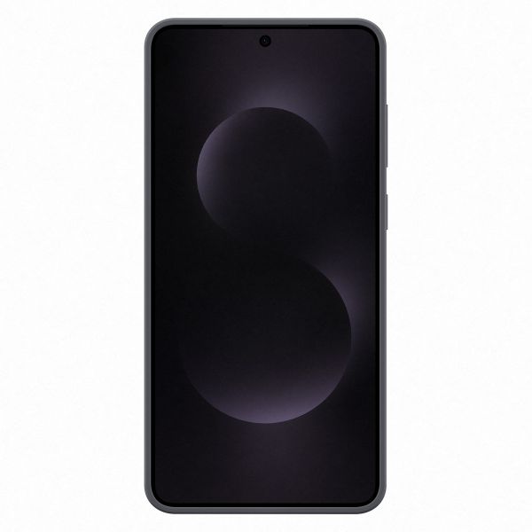 Samsung Original Coque en silicone Samsung Galaxy S25 Edge - Noir