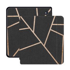 imoshion Design Slim Hard Sleepcover avec support Kobo Libra H2O - Black Graphic