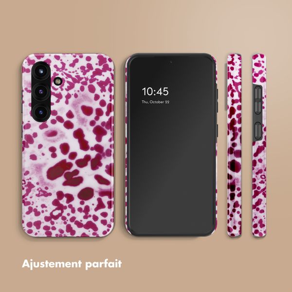 Selencia Coque arrière Vivid avec MagSafe Samsung Galaxy S25 - Cosmic Orchid