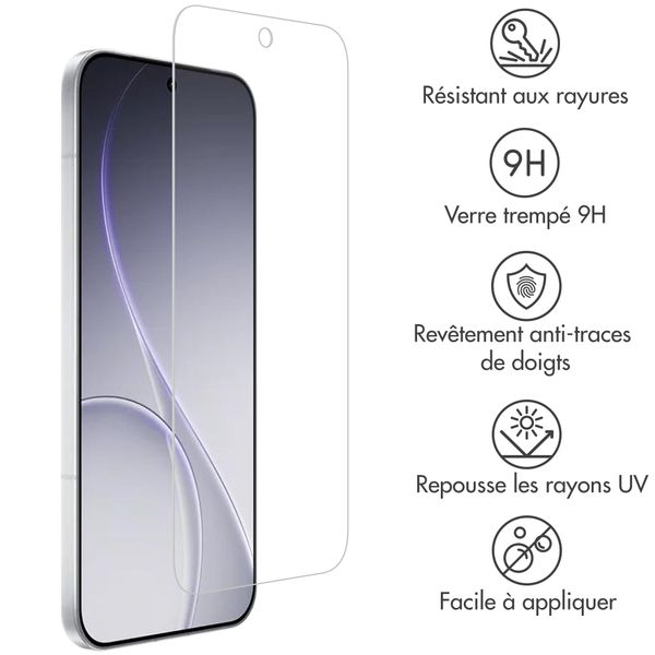 Accezz Protection d'écran en verre trempé Oppo Reno15 Pro (5G)