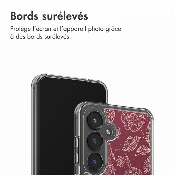 imoshion Coque Design Samsung Galaxy S24 - Deep Rose