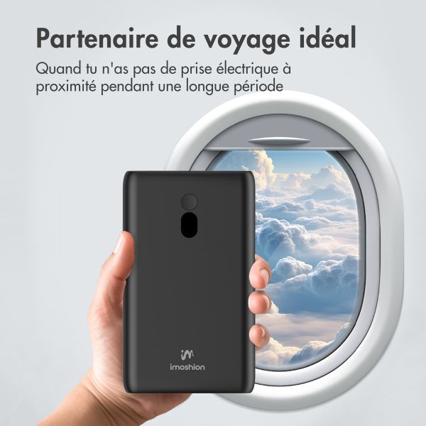 imoshion Powerbank 20 000 mAh - Quick Charge et Power Delivery - 100W - Noir