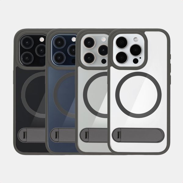 Accezz Coque arrière Hold avec MagSafe Apple iPhone 15 Pro - Grey