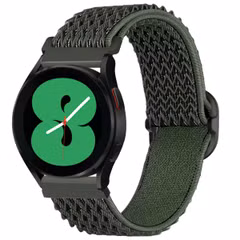 imoshion Bracelet en nylon élastique  - Connexion universelle 20 mm - Vert foncé