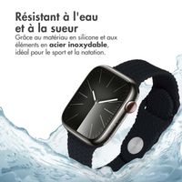 imoshion Bracelet tressé en silicone Apple Watch | 38/40/41/42 mm - Noir
