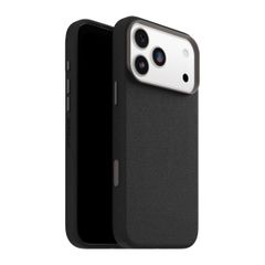OtterBox Coque en cuir de cactus Symmetry MagSafe Apple iPhone 17 Pro Max - Noir Ash
