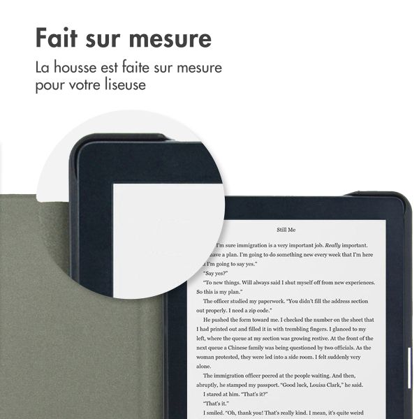 imoshion Étui de liseuse portefeuille Canvas Kobo Clara HD - Glitter Dorée