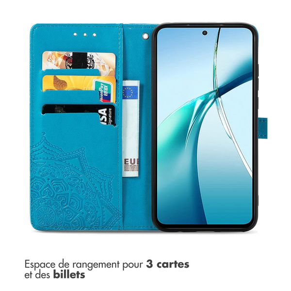 imoshion Etui de télephone Mandala Motorola Edge 70 - Turquoise