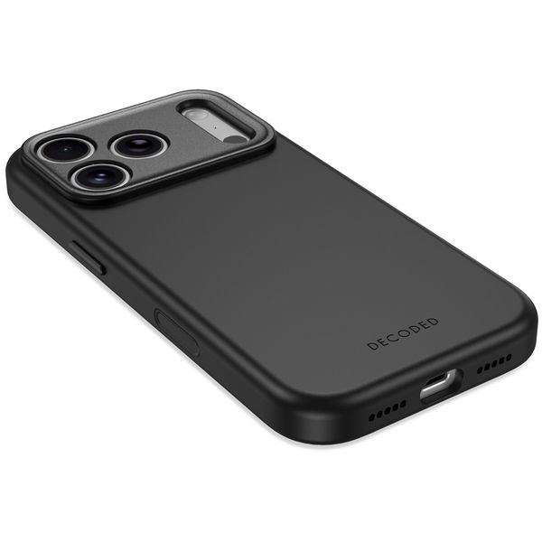 Decoded Coque en silicone MagSafe Apple iPhone 18 Pro / 17 Pro - Carbon Black