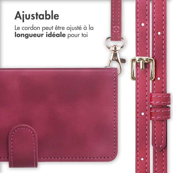 imoshion Etui de télephone portefeuille avec cordon Google Pixel 8a - Rouge