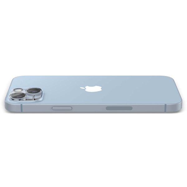 Spigen Optik Lens Protector - Protection complète de la caméra (lot de 2) Apple iPhone 14 / 14 Plus - Crystal Clear