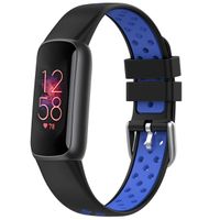 imoshion Bracelet sport silicone Fitbit Luxe - Black & Blue