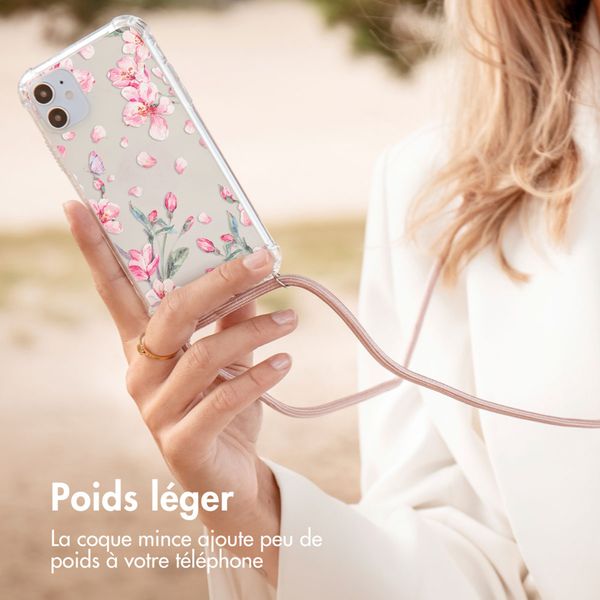 imoshion Coque Design avec cordon Samsung Galaxy S20 - Blossom Watercolor