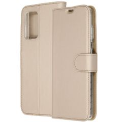Accezz Étui de télephone Wallet Samsung Galaxy A72 - Doré