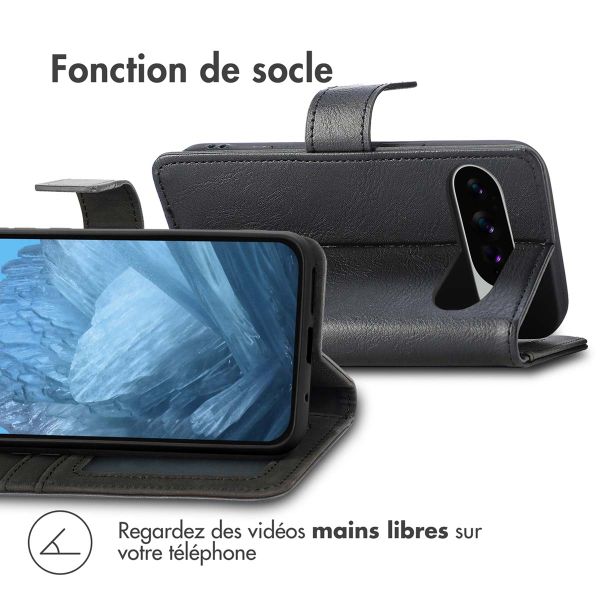 imoshion Étui de télephone portefeuille de luxe Google Pixel 10 Pro XL - Noir