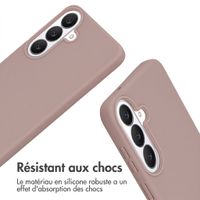 imoshion Coque en silicone avec cordon Samsung Galaxy S26 FE - Sand Pink