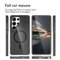 imoshion Coque Pailletée avec MagSafe Samsung Galaxy S24 Ultra - Glitter Noir