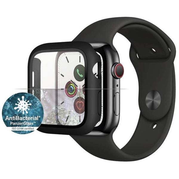 PanzerGlass Coque Full Body Apple Watch 4 / 5 / 6 / SE - 44 mm - Noir