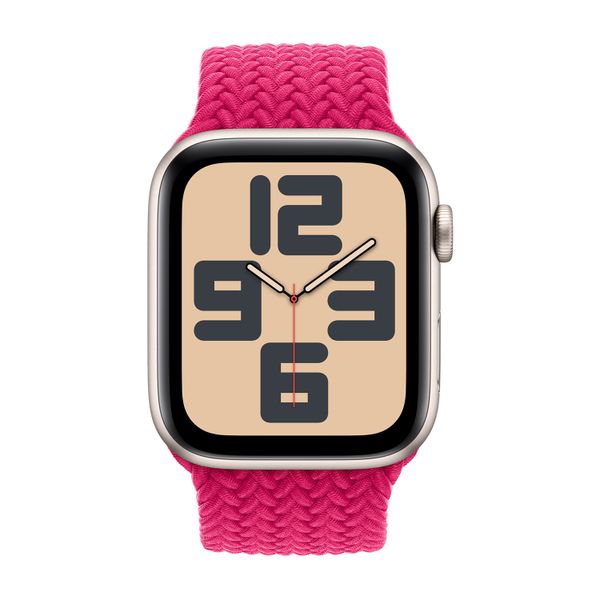 Apple Bracelet Solo tressé Apple Watch | 38/40/41/42 mm - Taille 8 - Raspberry