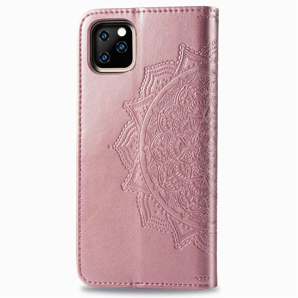 Etui de télephone portefeuille Mandala Apple iPhone 11 - Rose