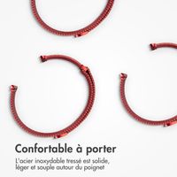 imoshion Bracelet magnétique milanais Apple Watch | 38/40/41/42 mm - Taille M - Rouge