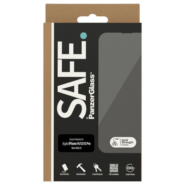 SAFE by PanzerGlass Protection d'écran Ultra-Wide Fit Apple iPhone 13 / 13 Pro / 14