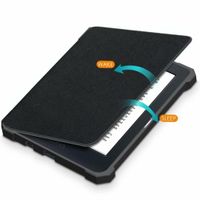 imoshion Étui de liseuse portefeuille Slim Soft Kobo Nia - Noir