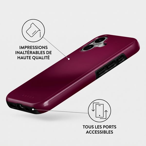Burga Coque Tough MagSafe Apple iPhone 17 - Dark Cherry