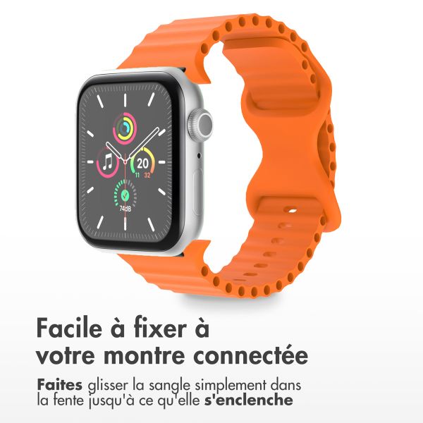 imoshion Bracelet Athletic en silicone Apple Watch | 38/40/41/42 mm - Orange
