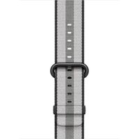 Apple Bracelet en nylon tressé Apple Watch | 44/45/46/49 mm - Black Stripe