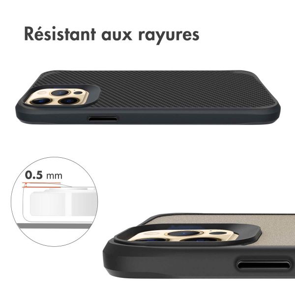 imoshion Rugged Hybrid Carbon Case Apple iPhone 12 Pro Max - Noir