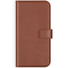 Selencia Étui portefeuille en cuir véritable Samsung Galaxy A50 / A30s - Marron clair