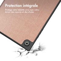 imoshion Coque tablette Trifold Samsung Galaxy Tab A8 - Rose Doré