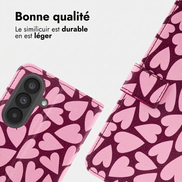 imoshion Étui de télephone portefeuille Design Samsung Galaxy A37 (5G) - Hearty Blush