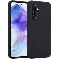 Accezz Coque Liquid Silicone Samsung Galaxy A36 / A56 - Noir