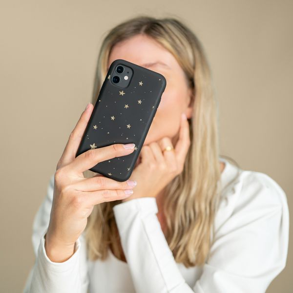 imoshion Coque Design Apple iPhone Xr - Stars Gold