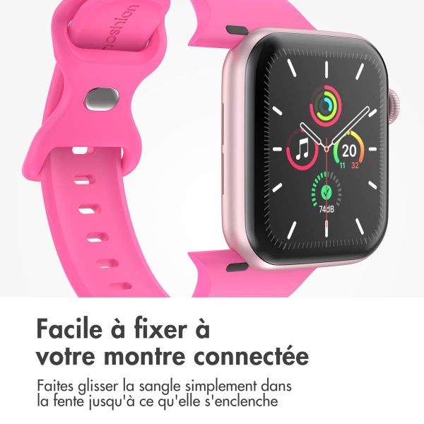 imoshion Bracelet en silicone⁺ Apple Watch | 38/40/41/42 mm - Taille S/M - Barbie Pink