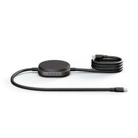 Zens Câble USB-C Pro 2 avec chargeur sans fil pour téléphone / earbuds - MagSafe et Qi2 - Noir