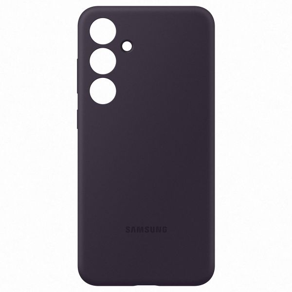 Samsung Original Coque en silicone Samsung Galaxy S24 Plus - Dark Violet