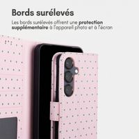 imoshion Étui de télephone portefeuille Design Samsung Galaxy S25 - Happy Dots