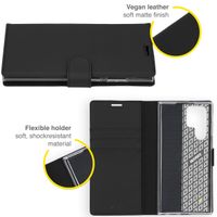 Accezz Étui de télephone Wallet Samsung Galaxy S22 Ultra - Noir